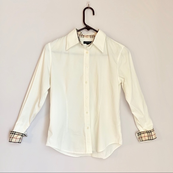 Burberry Tops - Burberry Women’s Authentic White Button Down Shirt